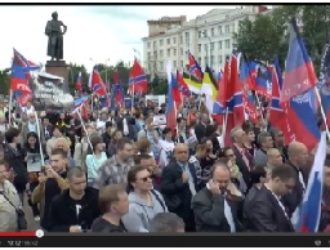 Митинг в поддержку Новороссии